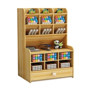 ORGANIZADOR DE ESCRITORIO MADERA