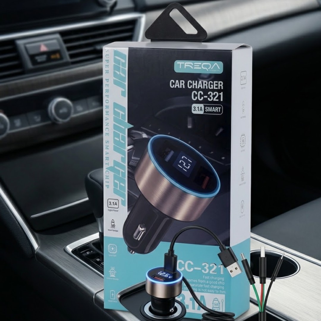 CARGADOR TREQA 12V / 24V 3.1A CC-321