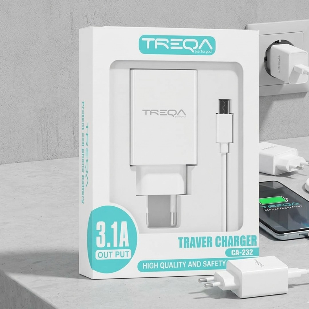 CARGADOR CON CABLE MICRO