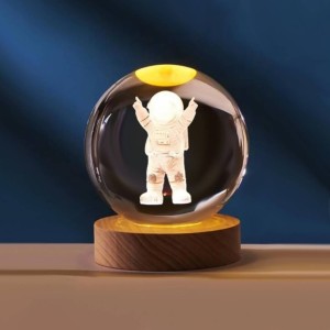 LAMPARA ESFERA CRISTAL ASTRONAUTA